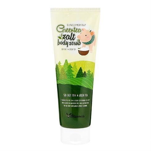 Скраб для тела с зеленым чаем и морской солью ELIZAVECCA Greentea Salt Body Scrub